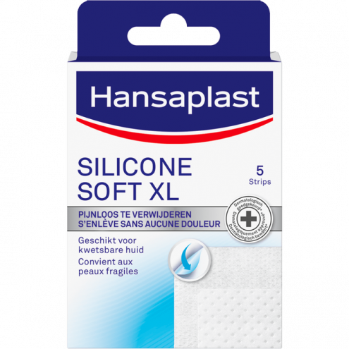 Hansaplast Silicone Soft XL náplast 5ks